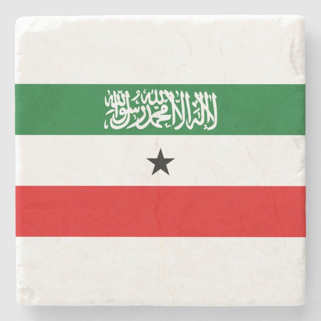 Somaliland Flag Stone Coaster (Front)