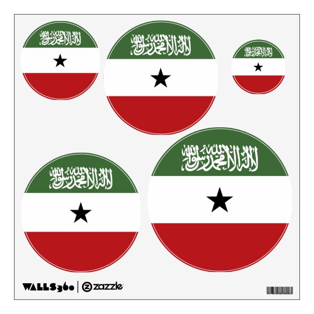 Somaliland flag wall decal (Front)