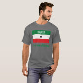 Somaliland Flag with Name in Somali T-Shirt (Front Full)