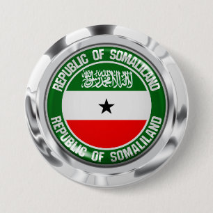 Somaliland Round Emblem Button
