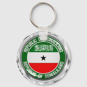 Somaliland Round Emblem Keychain