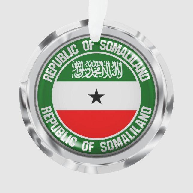 Somaliland Round Emblem Ornament (Front)