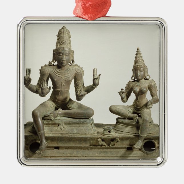 Somaskanda, Chola, Tamil Nadu (bronze) Metal Ornament (Front)