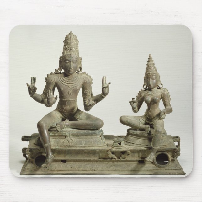 Somaskanda, Chola, Tamil Nadu (bronze) Mouse Pad (Front)