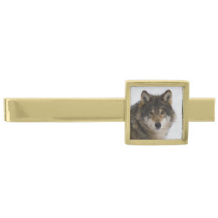 Somber Wolf Tie Bar