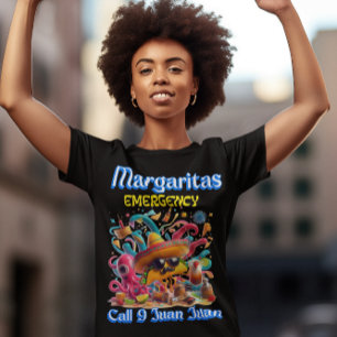 Sombrero and Sunglasses Margarita Emergency T-Shirt