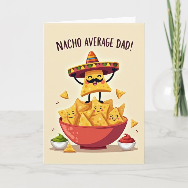Sombrero Dad Celebration Card (Front)