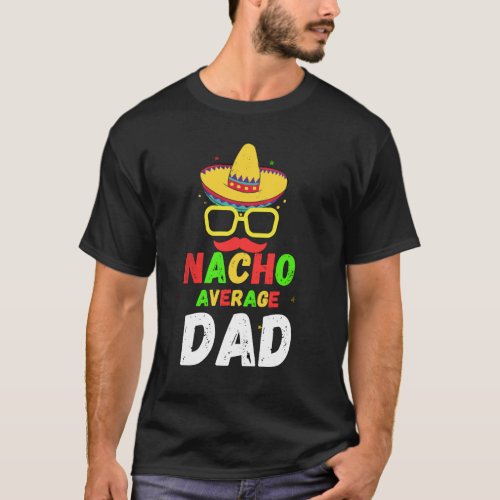Sombrero Face Cinco De Mayo Mexican Fiesta Party T_Shirt