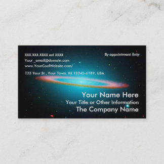 Sombrero Galaxy - business card template