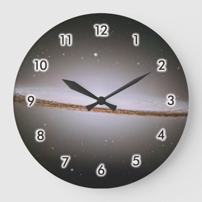 Sombrero galaxy large clock (Front)