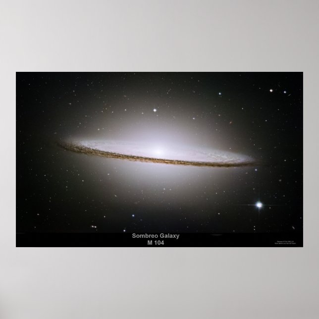 Sombrero Galaxy (M104) poster (Front)