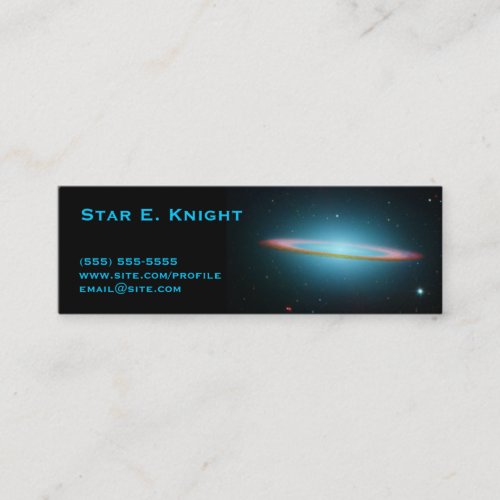 Sombrero Galaxy Profile Card Business Card Templates