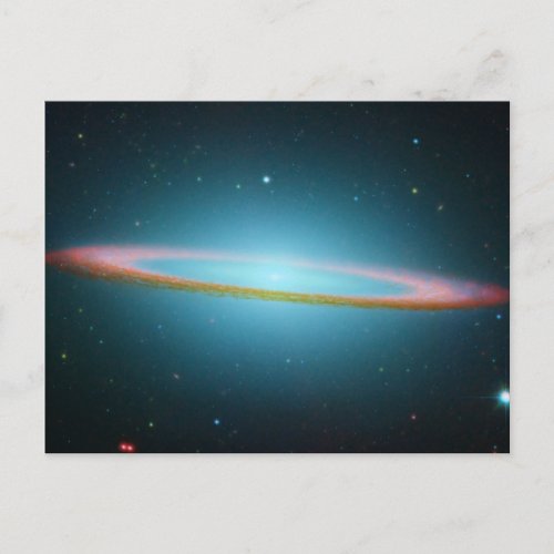 Sombrero Galaxy Space Photography Postcard