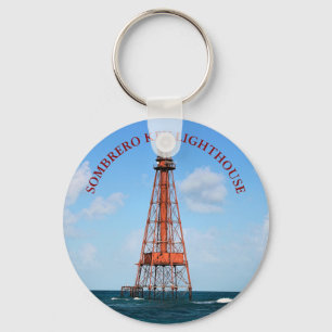 Sombrero Key Lighthouse Florida Keys Keychain
