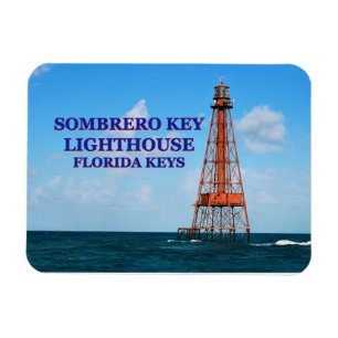 Sombrero Key Lighthouse, Florida Keys Magnet