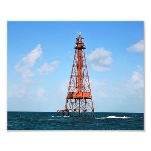 Sombrero Key Lighthouse Florida Keys Photo Print