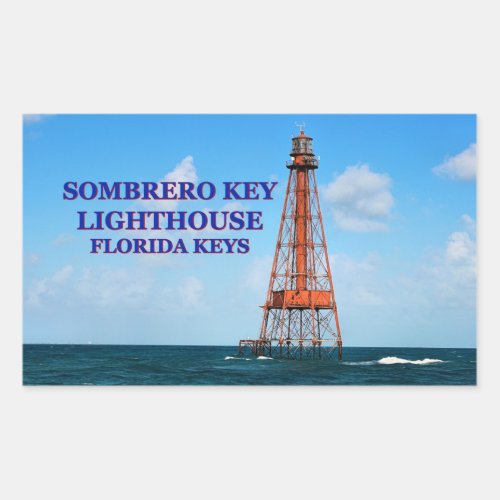 Sombrero Key Lighthouse Florida Keys Stickers