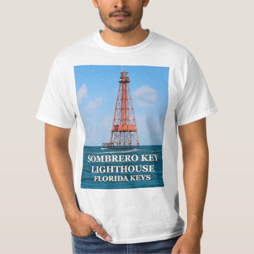 Sombrero Key Lighthouse Florida Keys T_Shirt