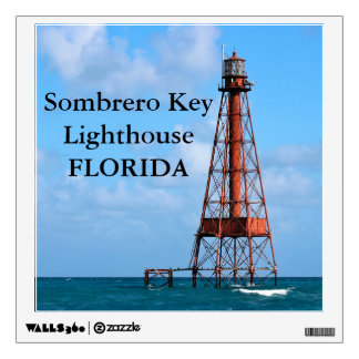 Sombrero Key Lighthouse, Florida Wall Decal