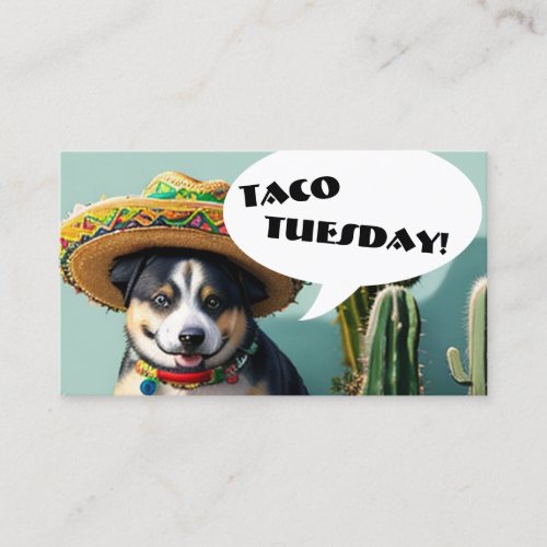 sombrero perro meme loyalty card