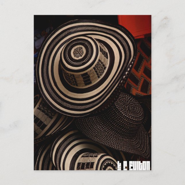 Sombrero Vueltiao: postcard (Front)