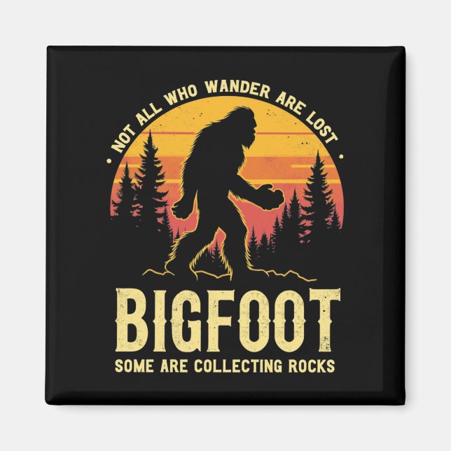 Some Are Collecting Rocks Geologist Rockhounding B Magnet (Front)