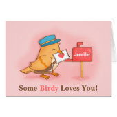Some Birdy Loves You Cute Love Confession Pun (Front Horizontal)