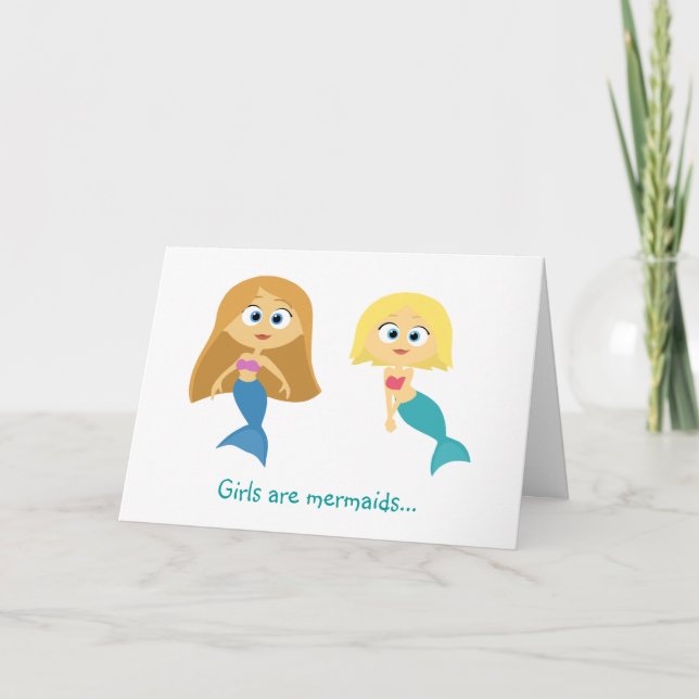 “Some Boys are Mermaids Too” Card (Front)