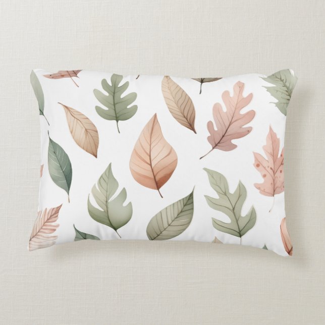 Some Bunnies Ready for Fall Accent Pillow (Back)