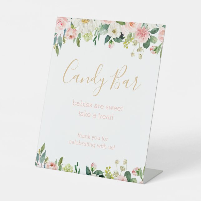 Some Bunny Baby Shower Candy Bar Favor Sign (Front)
