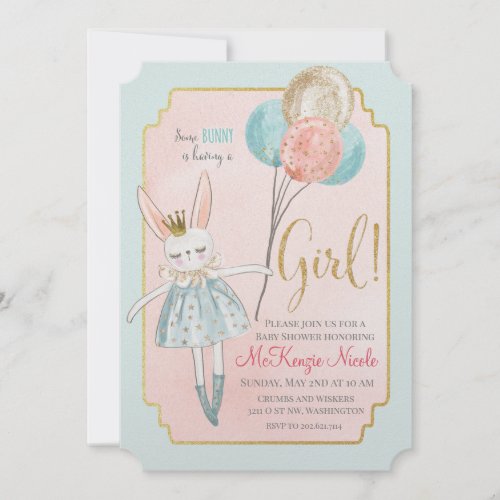 Some Bunny Baby Shower Invitation