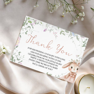 Some Bunny Baby Shower Thank You Card