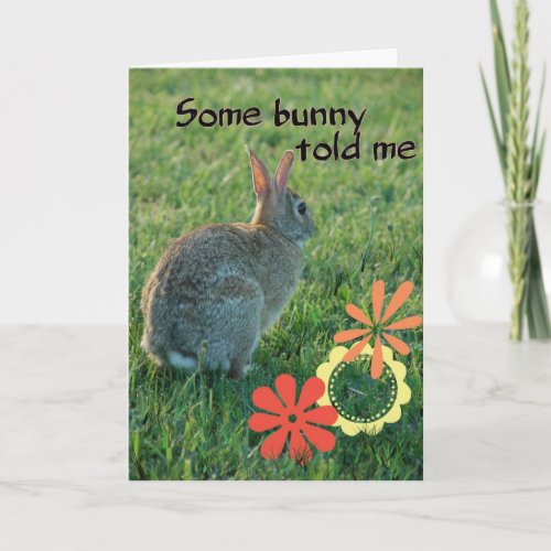 Some Bunny Birthday Card