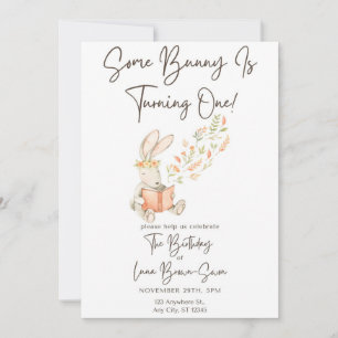 Some Bunny Birthday Invite