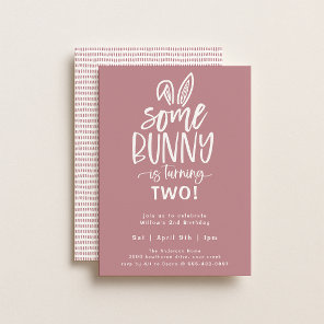 Some Bunny Birthday Party Invitation