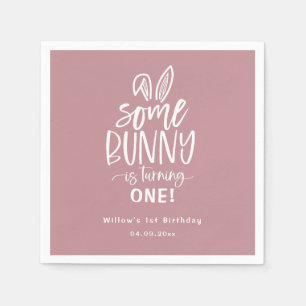 Some Bunny Birthday Party Napkins