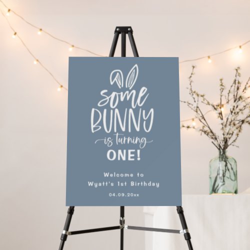 Some Bunny Birthday Party Welcome Foam Board