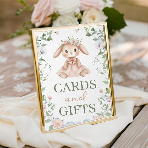 Some Bunny Cards and Gifts Table Sign