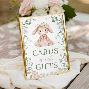 Some Bunny Cards and Gifts Table Sign
