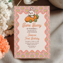 Some Bunny Easter Baby Girl 1st Birthday Party