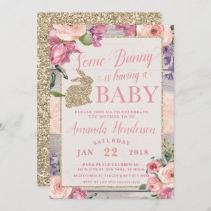 Some Bunny Easter Baby Shower Invitation