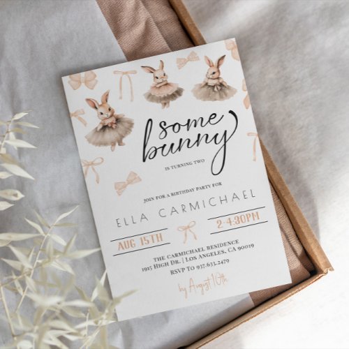 Some Bunny Easter Birthday