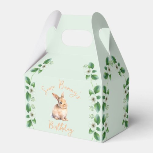 Some bunny Green_Customizable Favor Boxes