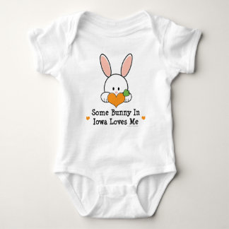 Some Bunny In Iowa Loves Me Infant Creeper