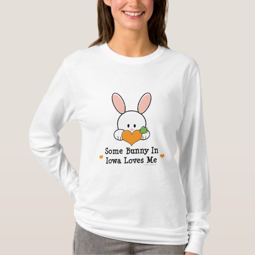 Some Bunny In Iowa Loves Me Long Sleeve T_shirt