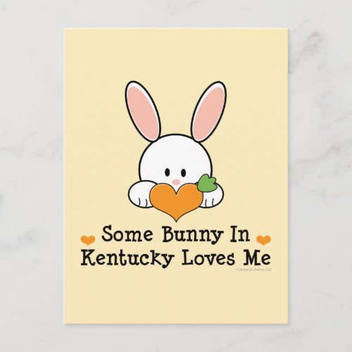 Some Bunny In Kentucky Loves Me Postcard