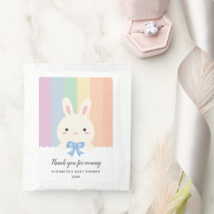 Some Bunny is Coming Gender Reveal Boy Baby Shower Tea Bag Drink Mix