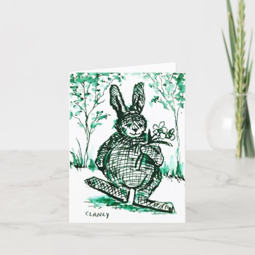 Some bunny is glad to know you card