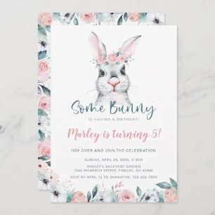 Some Bunny is Having a Birthday, Any Age Party Invitation