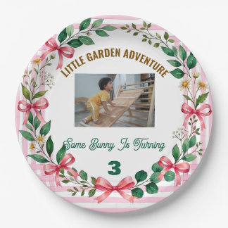 Some Bunny Is Having a Birthday Personalized Bunny Paper Plates